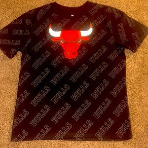 NBA Chicago Bulls xLarge Black Mens UNK Team Logo T-Shirt xl